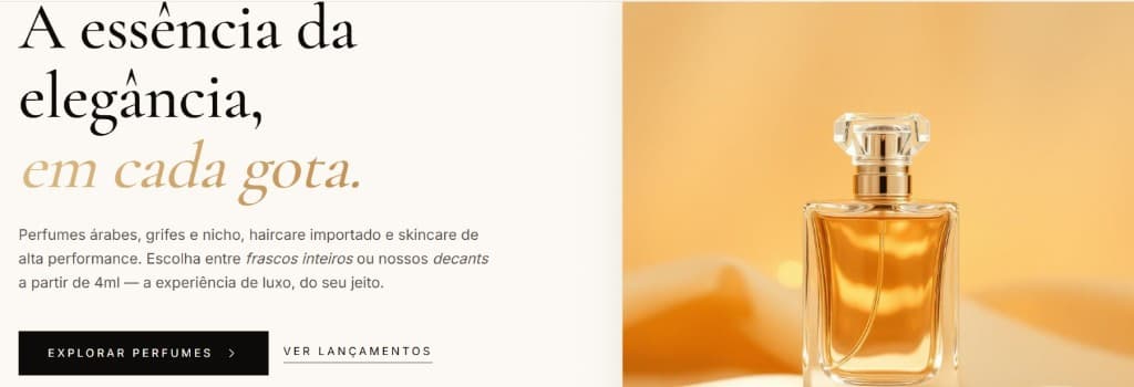 Frasco de perfume LOVEL